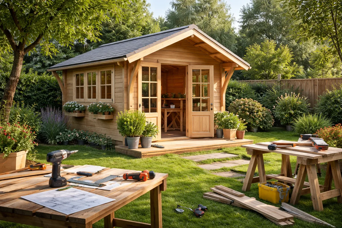 Les astuces pour construire une cabane de jardin parfaite
