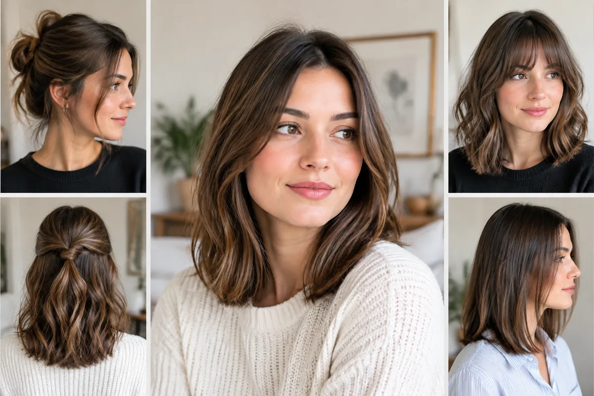 Comment choisir une coiffure pour cheveux mi-longs au quotidien ?